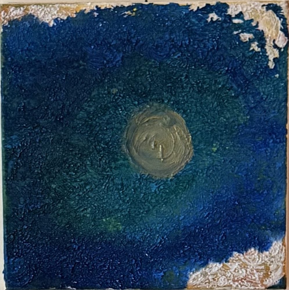 Moon in Deep Blue