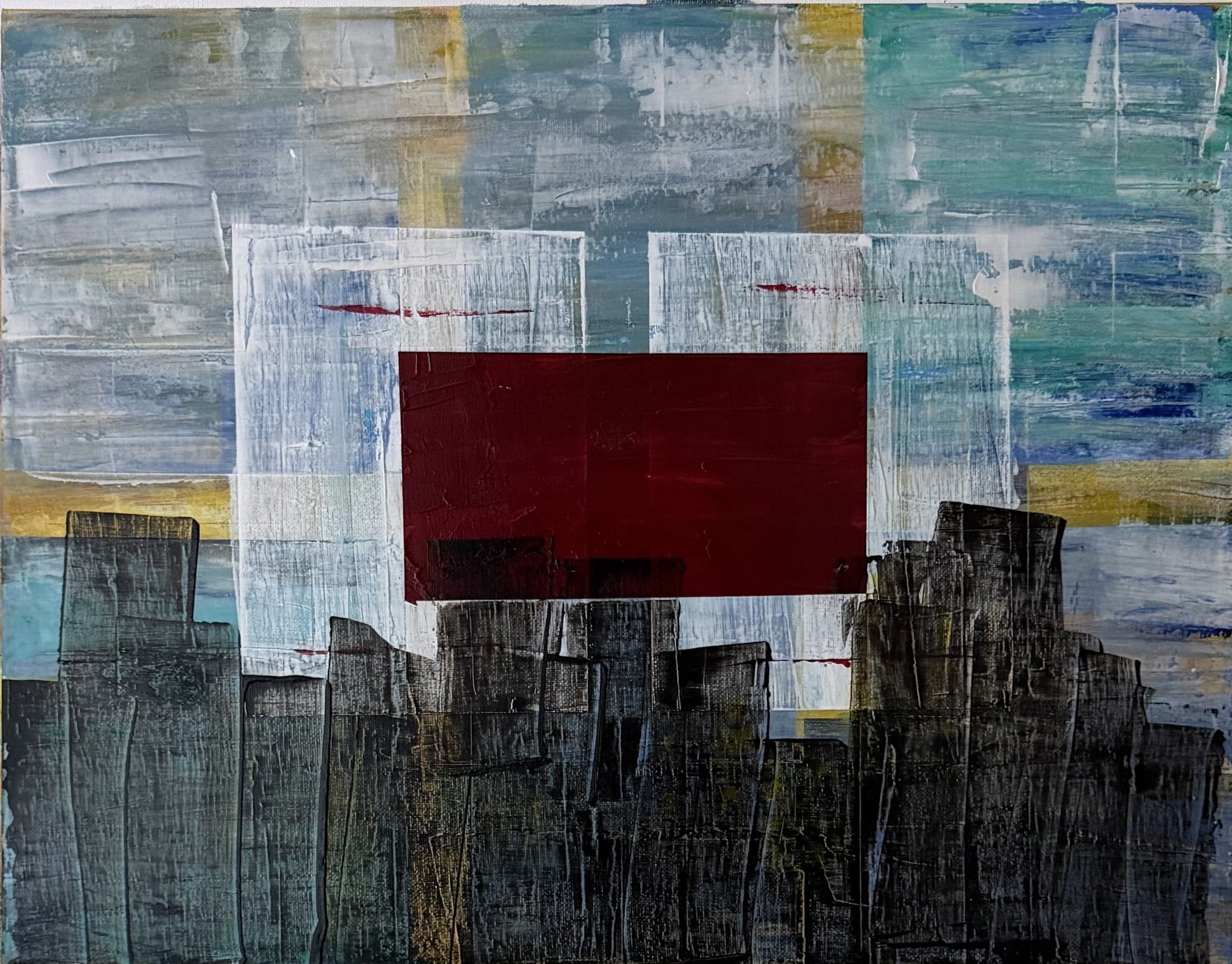 Red Block Skyline